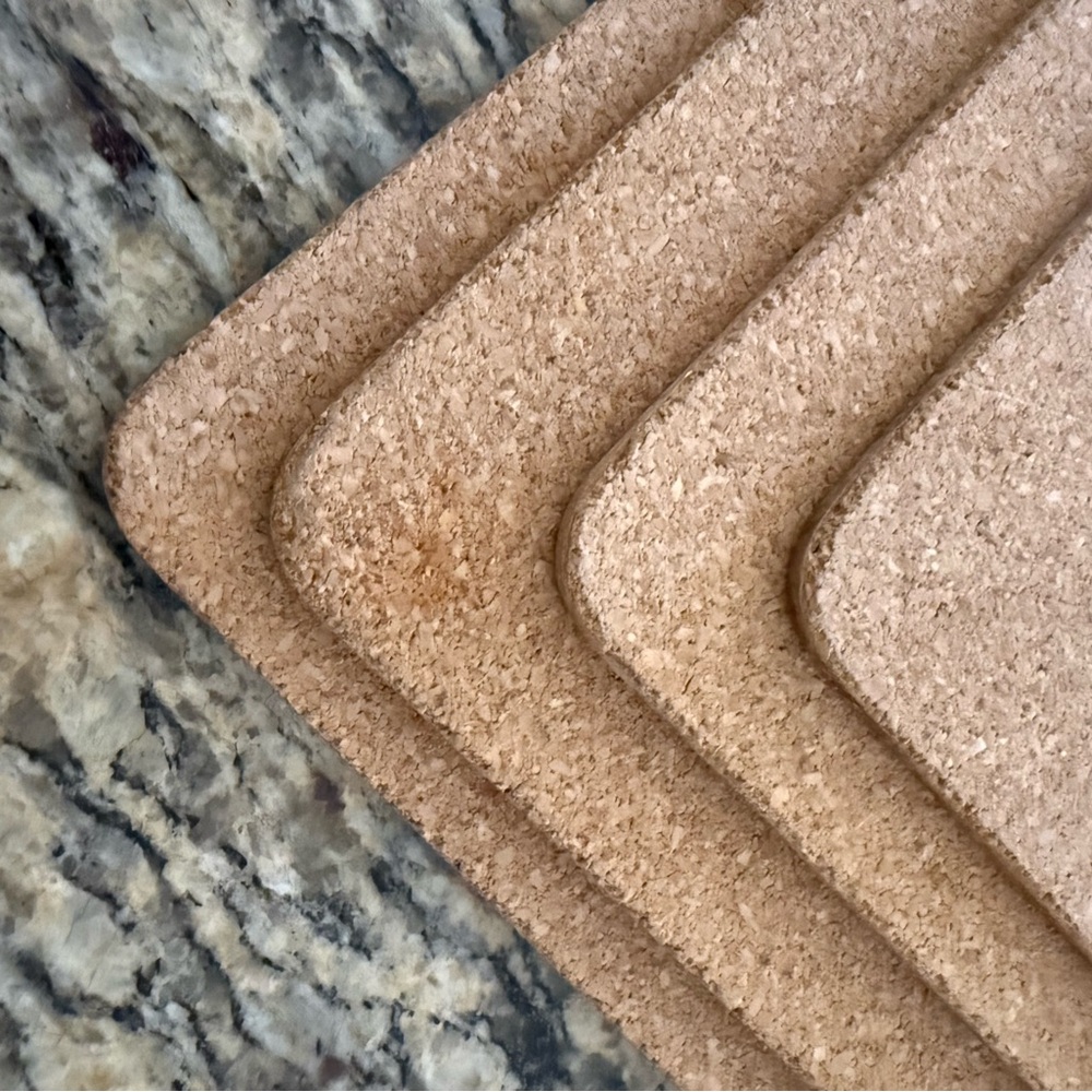 Mackenzie Childs set of 4 placemats Pimpernel Cork Backing - Picture 12 of 13